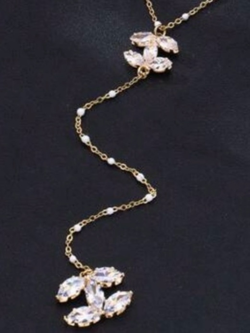 🩵CC Necklace with Crystal Drops 🩵